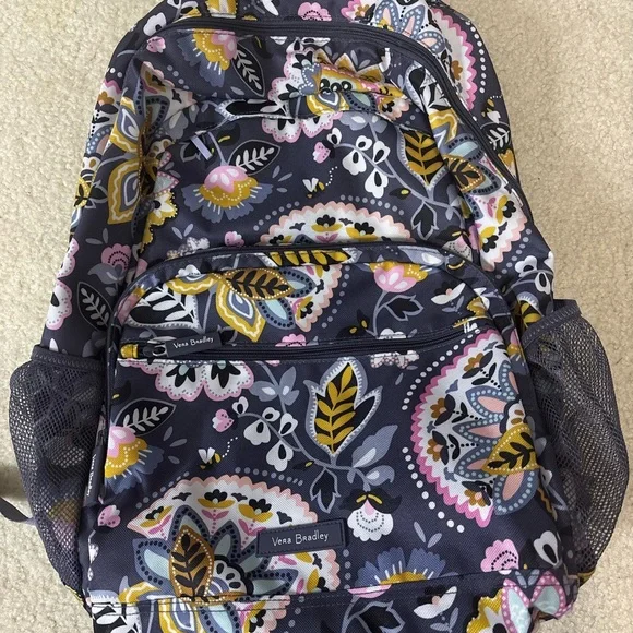 Vera Bradley | Bags | Vera Bradley Midnight Floral Backpack 